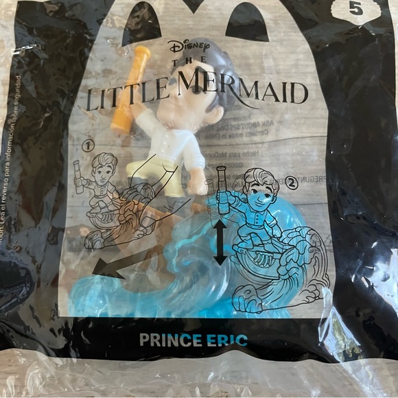 Prince Eric The Little Mermaid Disney McDonalds Happy Meal Toy - Picture 2 of 4